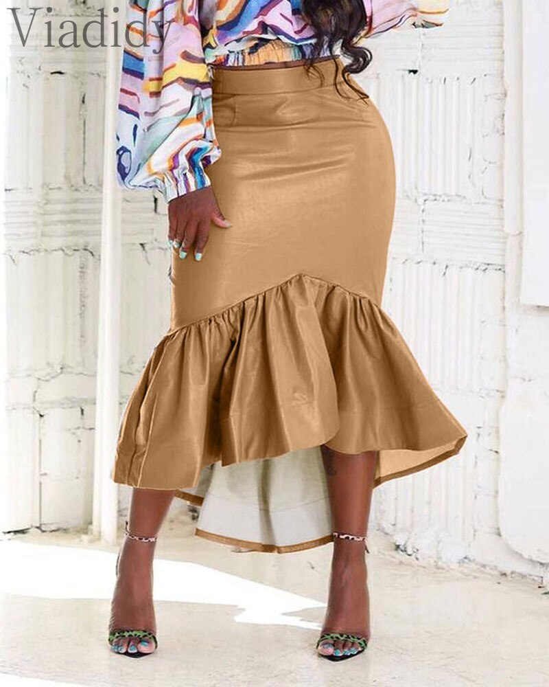    Ʈ   Bodycon ξ PU ĿƮ